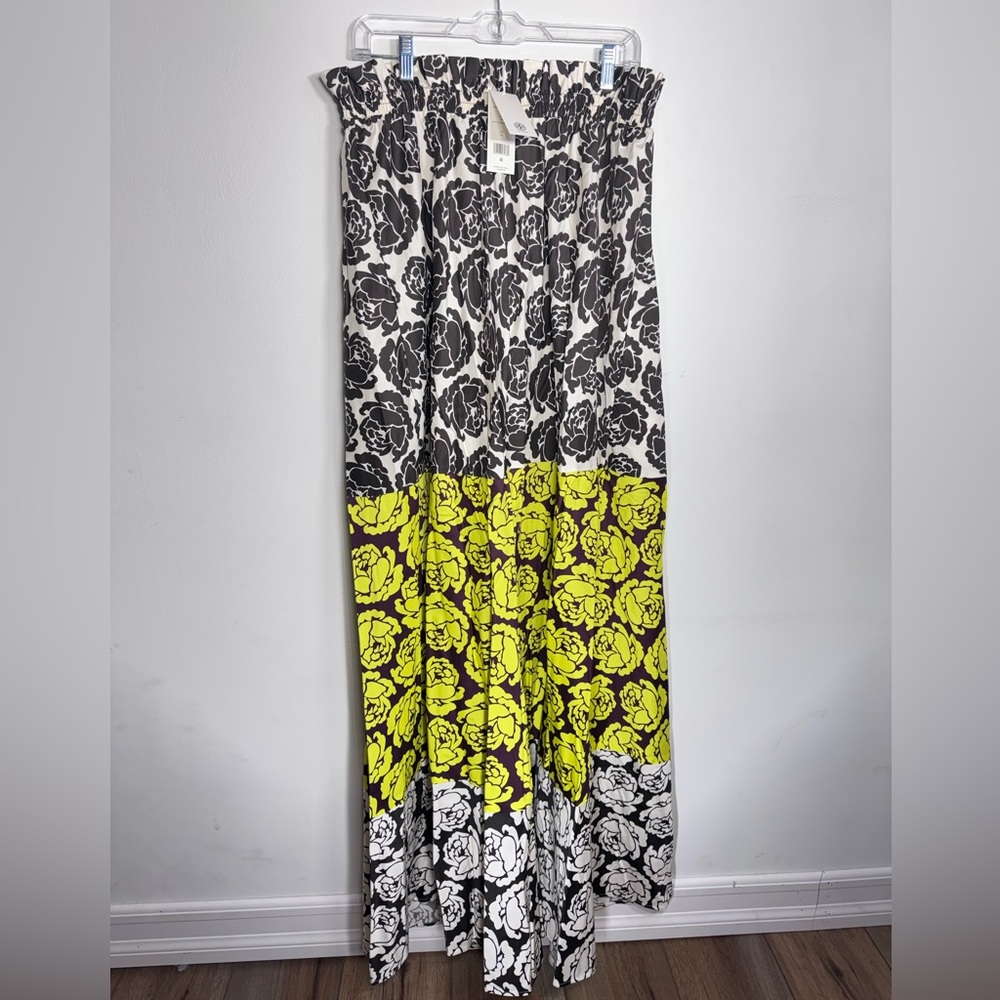 Tory Burch Strapless Long Dress Madeline’s Roses XL - Picture 3 of 6